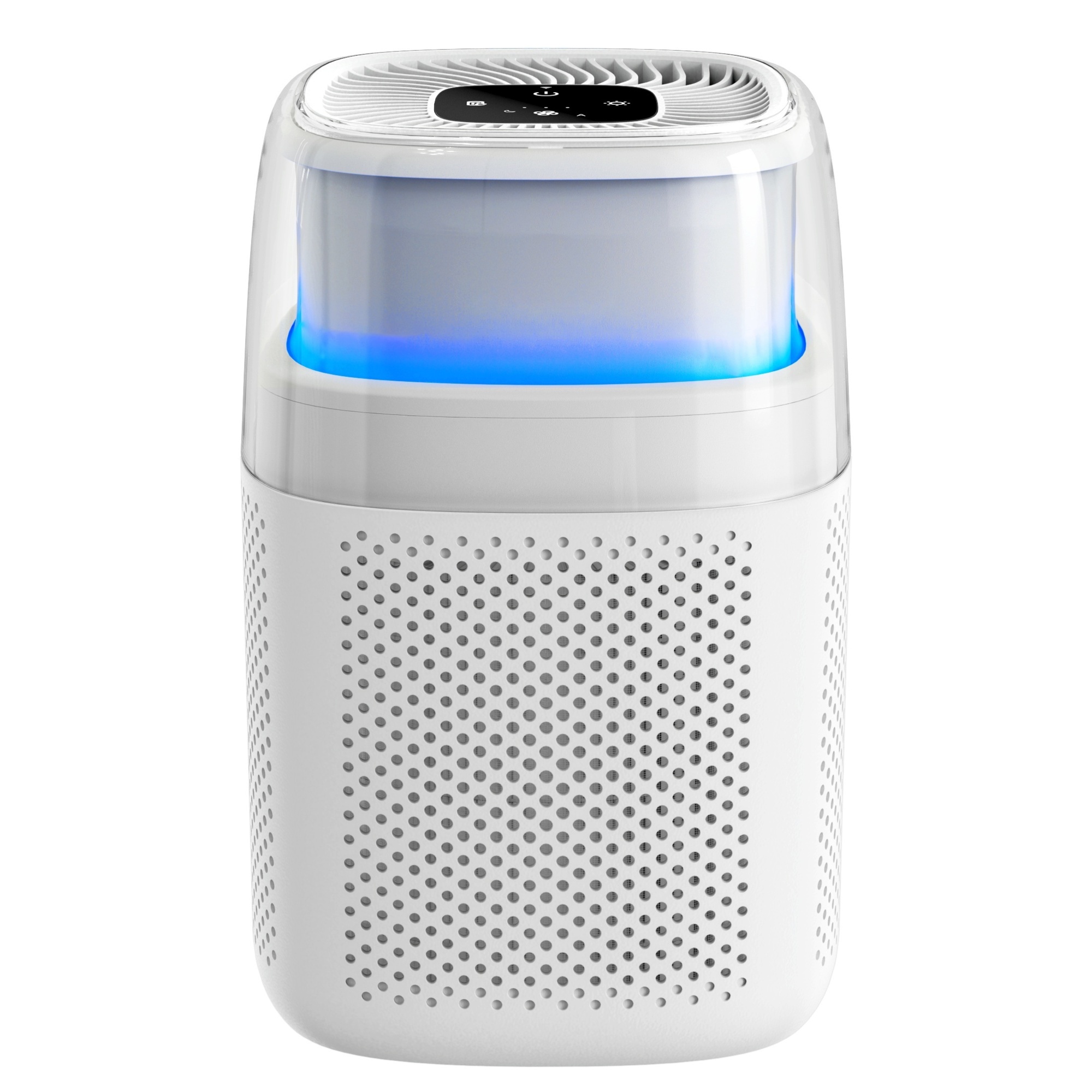 EdenDirect 1076 sq.ft White Air Purifier with 3 Fan Speeds, Sleep Mode, Adjustable Lights